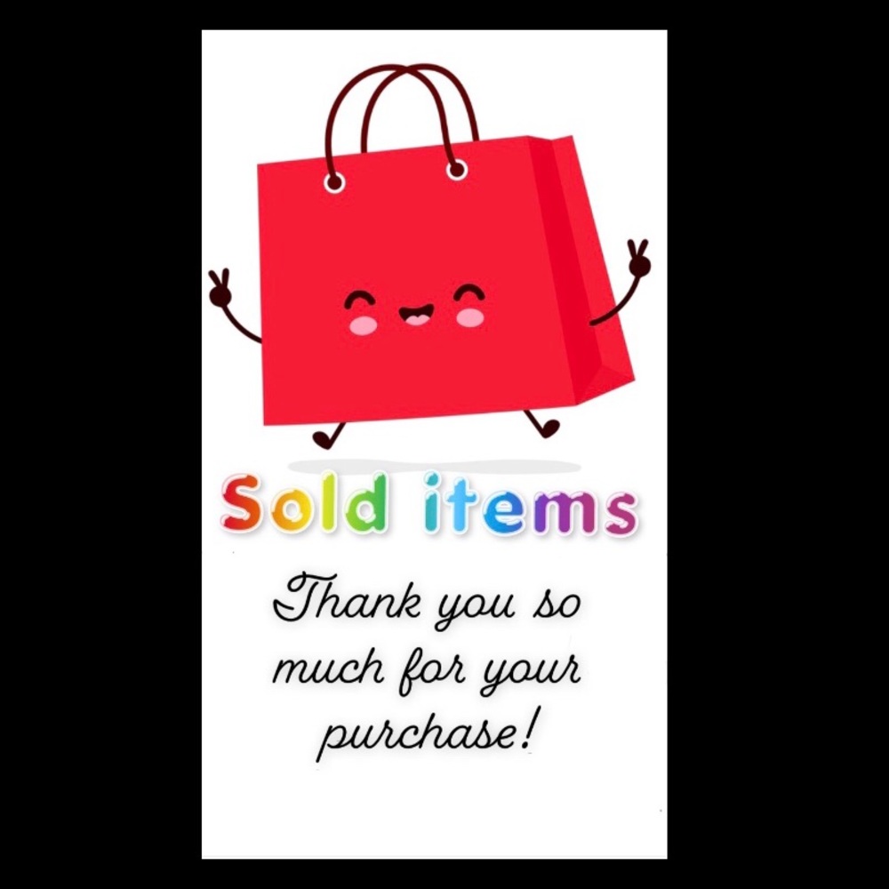 Sold items!